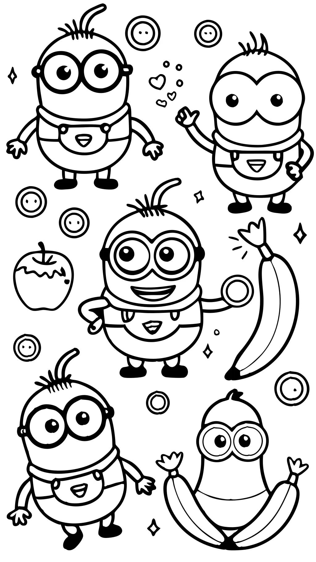 minions coloring page